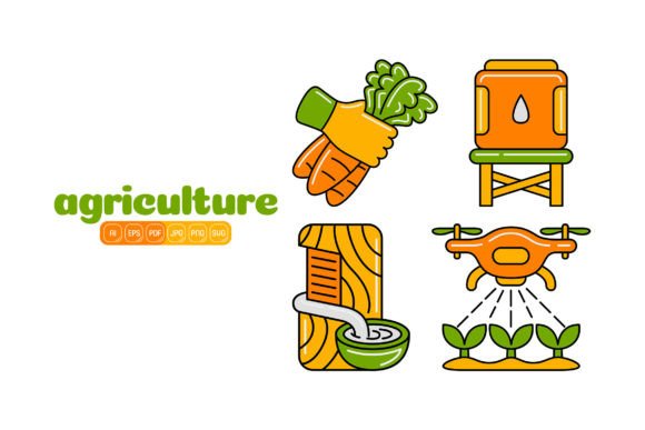 Agriculture Vector Pack 03 Graphics