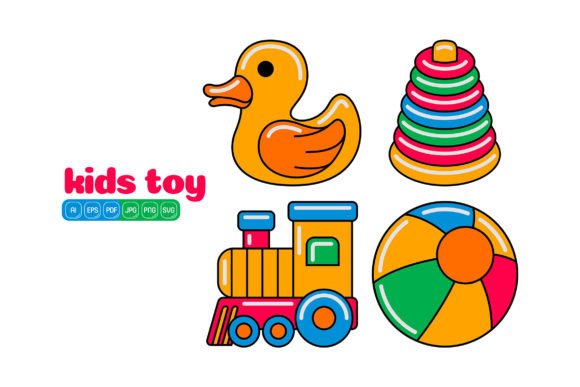 Kids Toy Vector Pack 01 Graphics