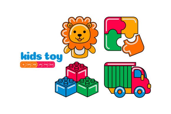 Kids Toy Vector Pack 05