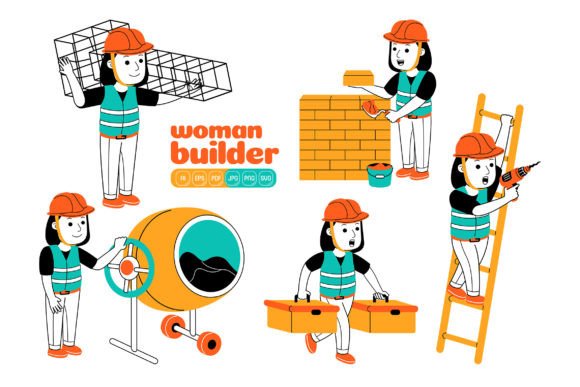 Woman Builder Vector Pack 04 Review